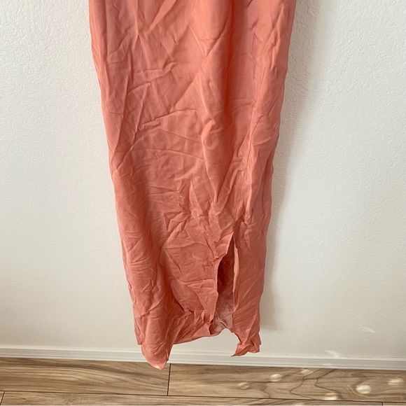 Song of Style Rosalind Halter Satin Maxi Dress Size XS - Picture 5 of 7